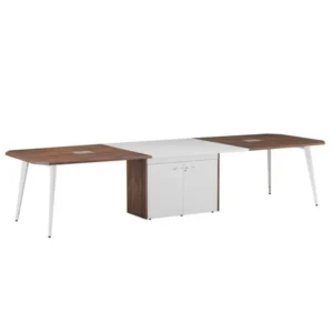 Bàn Họp Luxury LUXH3612C10 mặt phối 2 màu có hộc để đồ