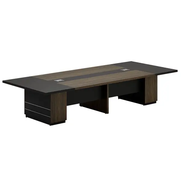 Bàn Họp Luxury LUXH3615 mặt phối 2 màu
