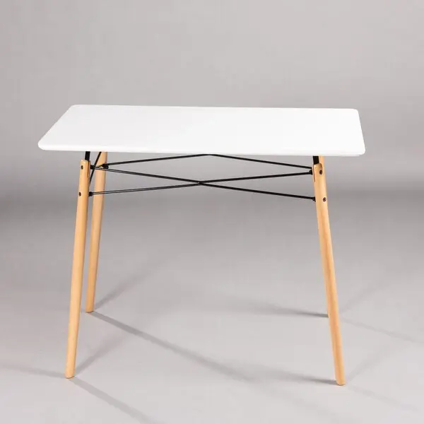 Bàn cafe H020 mặt MDF chữ nhật chân gỗ sồi - Ảnh 2