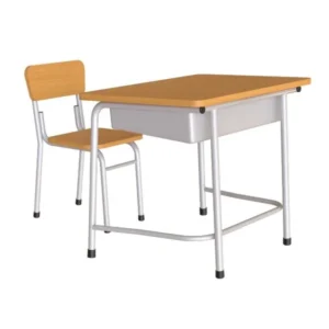Bàn ghế học sinh BHS107 rời gỗ tự nhiên hoặc Melamine nhiều KT