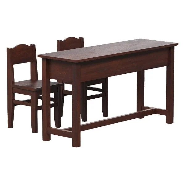 Bàn ghế học sinh BHS501 rời 2 chỗ và full gỗ tự nhiên nhiều KT - Ảnh 2