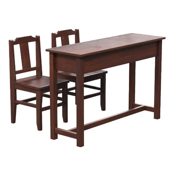 Bàn ghế học sinh BHS501 rời 2 chỗ và full gỗ tự nhiên nhiều KT