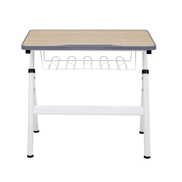 Bàn học sinh BHS46N mới khung sơn trắng chỉnh được chiều cao - Ảnh 2