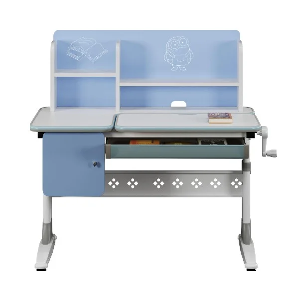 Bàn học sinh BHS50 cao cấp chỉnh độ nghiêng cao và có kệ sách - Ảnh 3