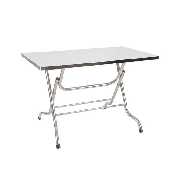 Bàn Inox BCN712 mặt chữ nhật xếp gọn bền đẹp cho mọi nhà - Ảnh 3