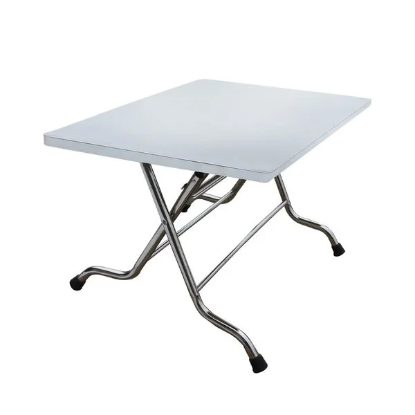 Bàn Inox BCN712 mặt chữ nhật xếp gọn bền đẹp cho mọi nhà - Ảnh 2
