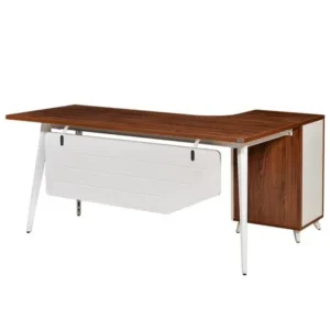 Bàn làm việc LUXL14HLC10 lượn chữ L có hộc liền