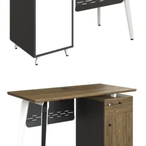 Bàn văn phòng ST120SHLC16 đẹp mê có hộc đựng hồ sơ