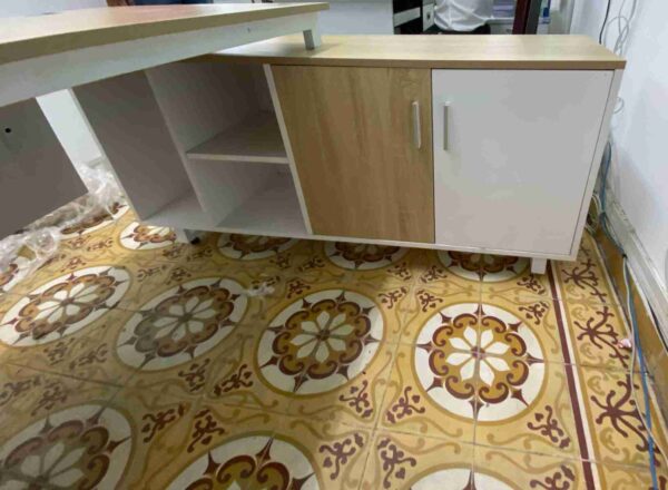 Bàn lãnh đạo chữ L BGL195 sang trọng tinh tế xu hướng tương lai - Ảnh 3
