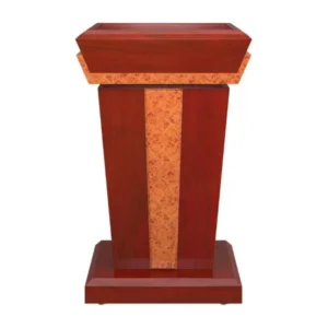 Bục tượng Bác LTS02 mặt trước dán giấy trang trí sang trọng