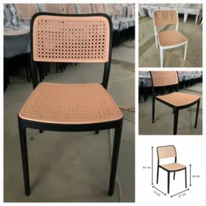 Ghế Cafe 3051 nhựa PP full nệm lưng