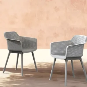 Ghế Cafe 3062 nhựa lưới PP full có tay- Mẫu mới