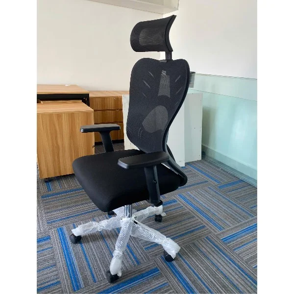 Ghế xoay lưới LT815 có tựa đầu tay và lưng chỉnh ngã vô cấp - Ảnh 3