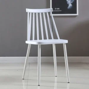 Ghế Cafe 3044 chân sắt mặt nhựa tựa lưng trung