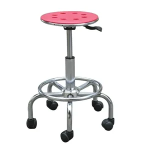 Ghế chức năng GCN101 chân mạ có bánh xe nệm nhựa hay PVC