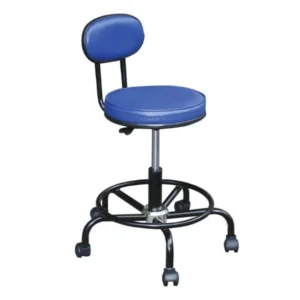 Ghế chức năng GCN102T chân sơn có bánh xe nệm PVC
