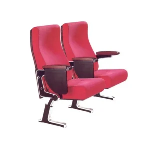 Ghế hội trường TC06B dùng khung nhôm chắc chắn ốp đệm gỗ