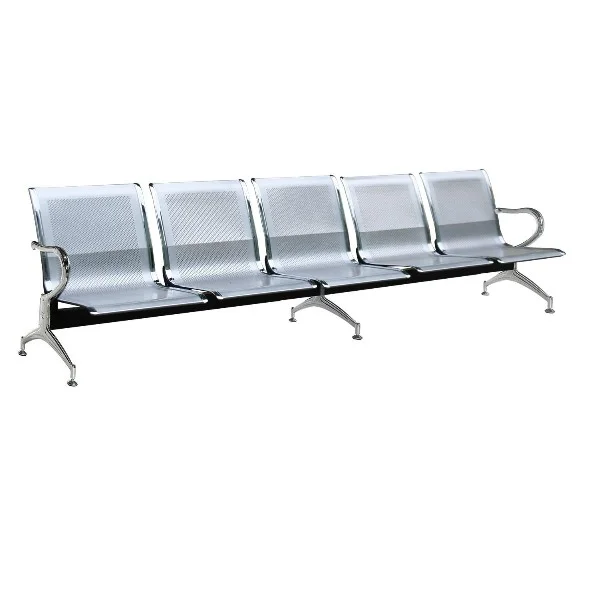 Ghế phòng chờ GPC02 lưng và chân mạ kim loại chọn đến 5 chỗ - Ảnh 2