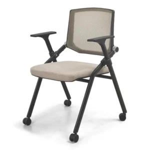 Ghế tựa GTB06 có bánh xe và gấp gọn cho phòng đào tạo