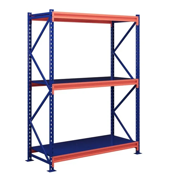 Giá sắt trung tải GTT15DL để hàng 300 kg mỗi đợt màu xanh cam
