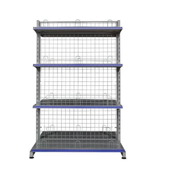 Giá siêu thị GST01 gồm có 4 tầng để được 2 mặt tiện lợi - Ảnh 2
