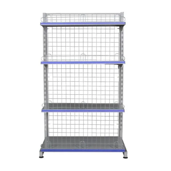 Giá siêu thị GST02 gồm 4 tầng để 1 mặt có thể di động - Ảnh 2