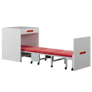 Hộc sắt HSGG01 có 2 ngăn kéo tích hợp giường xếp