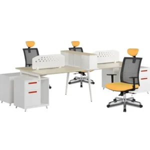 Modul bàn làm việc LUXMD02YC10 hộc sắt liền 2 ngăn