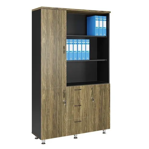 Tủ Tài Liệu Bright BRI1960-3B có 3 ngăn kéo 3 cánh mở