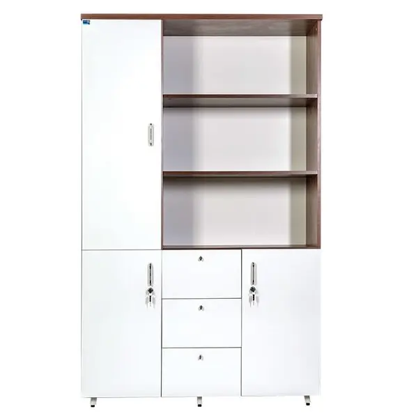 Tủ Tài Liệu Luxury LUX1960-3B2 khoang trưng bày không cánh và 3 ngăn kéo dưới - Ảnh 2
