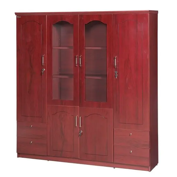 Tủ Tài Liệu Sơn PU DC1840H1 siêu rộng 4 buồng 2 khoang treo áo