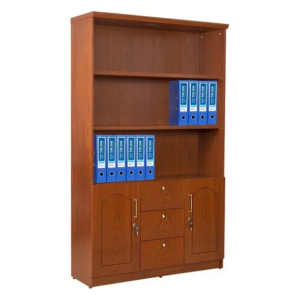 Tủ Tài Liệu Veneer DC1240V9 với 3 khoang 3 ngăn kéo