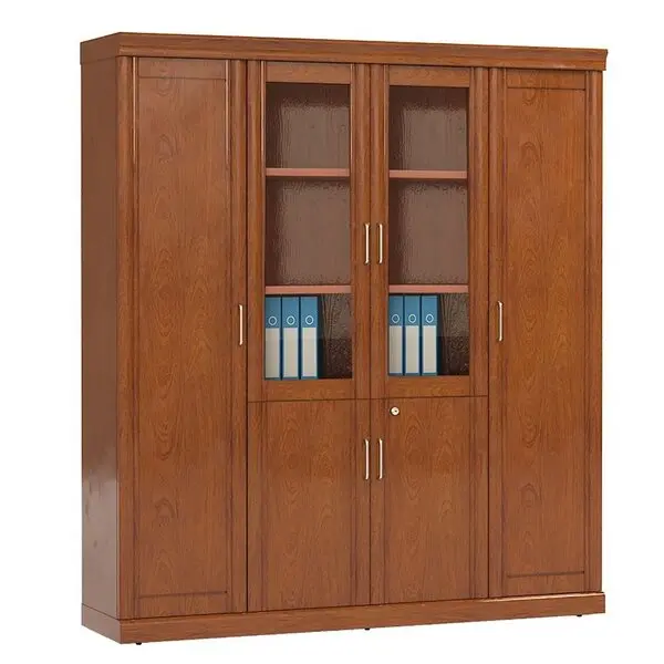Tủ Tài Liệu Veneer DC1840V5 với 4 khoang có 2 cánh dài treo áo