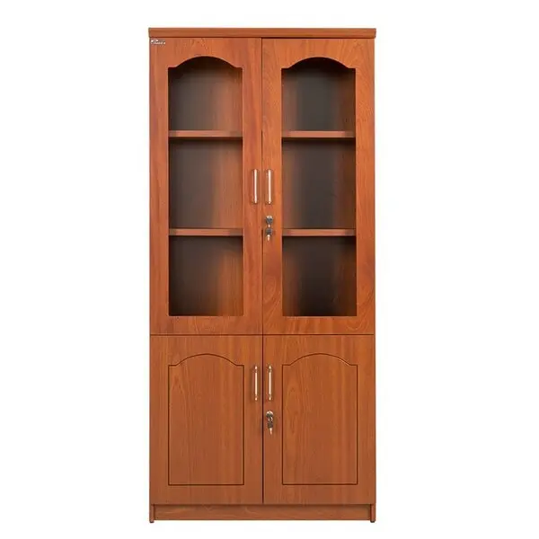 Tủ Tài Liệu Veneer DC940V9 với 2 khoang có 2 cánh kính