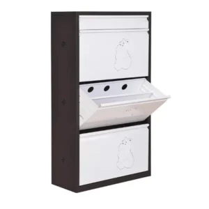 Tủ để giày TG03 thép sơn có 3 cánh lật và 1 ngăn kéo trên