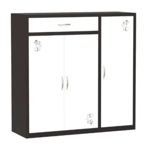 Tủ để giày TG04 thép sơn có 3 cánh mở và 1 ngăn kéo trên