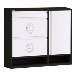 Tủ để giày TG05 thép sơn có cánh mở và 1 ngăn kéo cánh lật