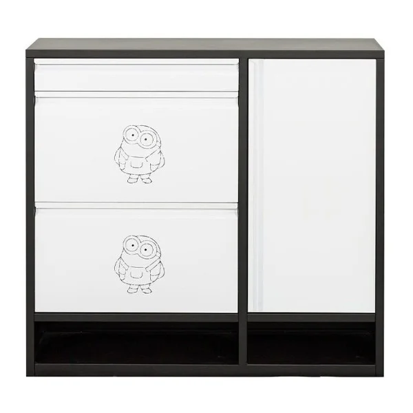 Tủ để giày TG05 thép sơn có cánh mở và 1 ngăn kéo cánh lật - Ảnh 2