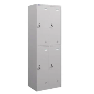 Tủ sắt Locker TU982-2K cánh mở 4 khoang có thanh treo áo