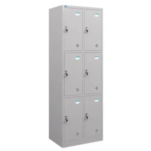 Tủ sắt Locker TU983-2K có 6 khoang khóa Locker và tai móc