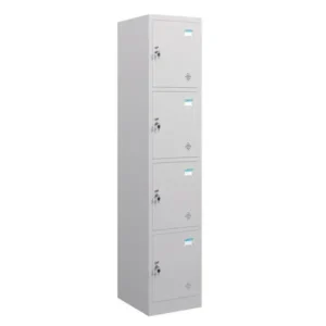 Tủ sắt Locker TU984 có 4 khoang đứng khóa Locker núm tay nắm