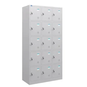 Tủ sắt Locker TU985-3K có 15 khoang khóa Locker và tai móc