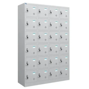 Tủ sắt Locker TU986-4K có 24 khoang khóa Locker và tai khóa