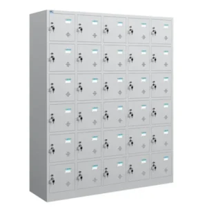 Tủ sắt Locker TU986-5K có 30 khoang khóa Locker và tai khóa