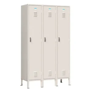 Tủ sắt Locker TU991-3K cao cấp có 3 khoang và khóa tự sập