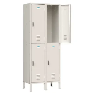 Tủ sắt Locker TU992-2K cao cấp có 4 khoang đứng khóa tự sập