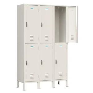 Tủ sắt Locker TU992-3K cao cấp có 6 khoang và khóa tự sập