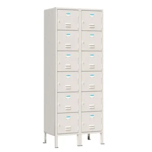 Tủ sắt Locker TU996-2K cao cấp 12 khoang đứng cánh có tai khóa