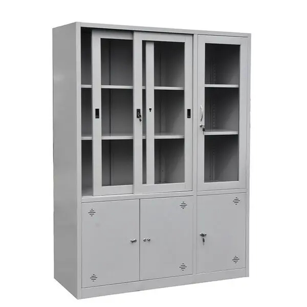 Tủ sắt TU09K7GCK siêu rộng với 5 khoang 2 cánh kính lùa - Ảnh 2