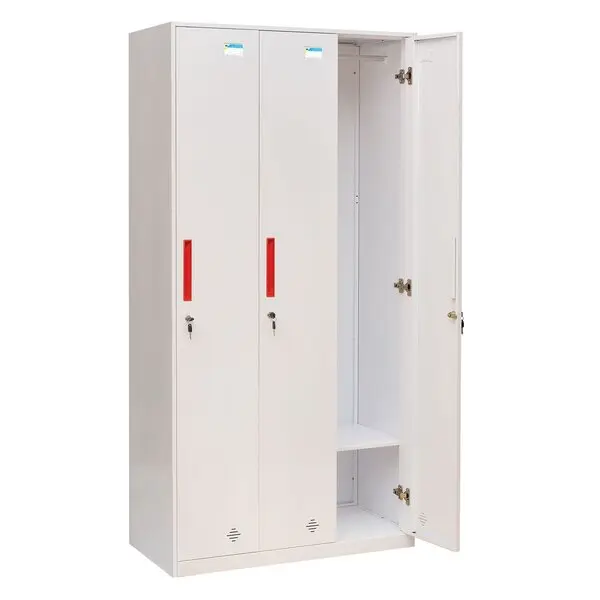 Tủ sắt TU981-3KD hiện đại rộng rãi có 3 khoang 3 cánh mở dài